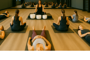 group sound healing class